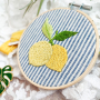 Modèle broderie à la main pdf citron Beemybear