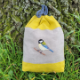 Modèle broderie à la main pdf Mésange bleue & mésange charbonnière Fabelwald