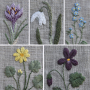 Handstickvorlage Fabelwald Frühlingsblumen, german