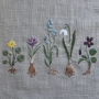 Handstickvorlage Fabelwald Frühlingsblumen, german