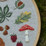 Handstickvorlage Fabelwald Herbst, german