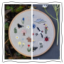 Handstickvorlage Fabelwald Kombi Frühling + Sommer Sommer, duits