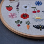 Handstickvorlage Fabelwald Sommer, german