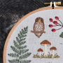 Handstickvorlage Fabelwald Wald, german