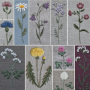 E-book borduurpatroon Fabelwald Wiesenblumen, Duits