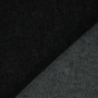 Tissu jean denim pour chemise, noir
