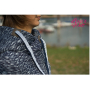 Hoodieband 15 mm, dunkelblau