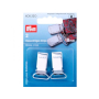 Clips pour bretelles à coudre 18 mm argent