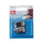 Bretelclips ST zilverkleurig 25 mm