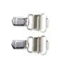 Bretelclips ST zilverkleurig 25 mm