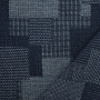 Jacquard Jeans, blau