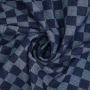 Jacquard Jeans Checks, dunkelblau