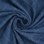 Jacquard Jeans Checks, jeansblau