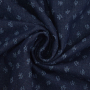 Jacquard Jeans Destroyed Dots, dunkelblau