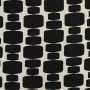 Tissu jersey jacquard bio Albstoffe Hamburger Liebe Glory On Air, noir