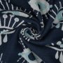 Jacquard Jersey Albstoffe Hamburger Liebe Magical Shimmer Eye of Enlightment, donkerblauw