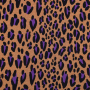 Jacquard Jersey Albstoffe Hamburger Liebe Magical Shimmer Safari, oranje