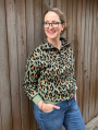 Jacquard Jersey Albstoffe Hamburger Liebe Magical Shimmer Safari, vaalgroen