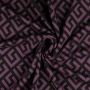 Jacquard jersey Dinah, donker roodpaars