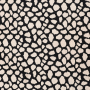 Jacquard jersey leo spots, black