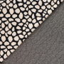 Jacquard jersey leo spots, black