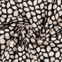 Jacquard jersey leo spots, black