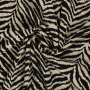 Jacquard Jersey Zebra, schwarz