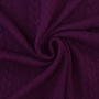 Tissu jersey jacquard torsadé tressé, aubergine