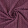 Jacquard jersey Cable Knit, bessenkleurig
