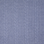 Jacquard jersey Cable Knit, jeansblauw