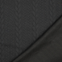 Jacquard jersey Cable Knit, zwart