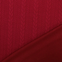 Jacquard jersey Cable Knit, wijnrood