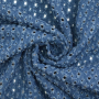 Jeansstof burnout Lesley, denimblauw
