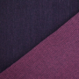 Tissu jean denim double face Two Tone, rose fuchsia