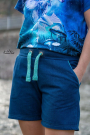 Jeansstoff uni, dunkelblau