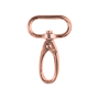 Snap fastener 25 mm, shiny rose gold