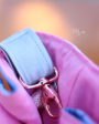 Snap fastener 25 mm, shiny rose gold