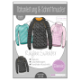 Ki-Ba-Doo naipatroon Basic Raglan Hoodie Woman, Duits