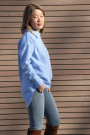 Ki-Ba-Doo Naaipatroon Boyfriend Blouse Dames Duits