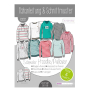 Ki-Ba-Doo Paper pattern Sweater Hoodie Mix & Match Femme, en allemand