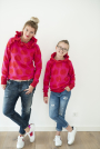 Ki-Ba-Doo Paper pattern Sweater Hoodie Mix & Match Femme, en allemand