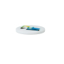 Bouton plastique Pelleteuse, 2 trous, 15 mm