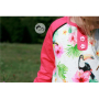 Kinderen Knoop Bloem, fuchsia 18 mm