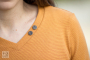 Coconut button 4-hole recycled, 12 mm