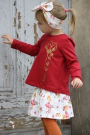 Patron robe / cardigan enfant pdf Marie Jane Ba.binaa Patterns, en allemand