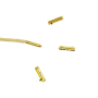 Embouts pour cordon, 5mm, couleur or