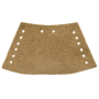 Embout cordon sweat en suédine, beige