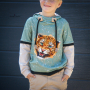 Embout cordon sweat en suédine, beige