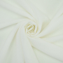 Tissu crêpe georgette uni, blanc cassé