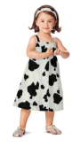 Tissu fausse fourrure peau de bête Vache 1